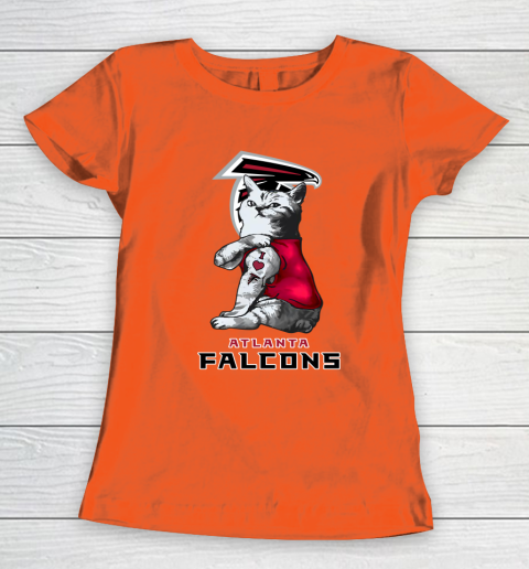 NFL Football My Cat Loves Atlanta Falcons Women's T-Shirt 3