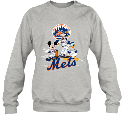 Gildan New York Mets Logo Pullover Hoodie Ash L