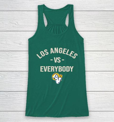 Los Angeles Rams Vs Everybody Racerback Tank 5