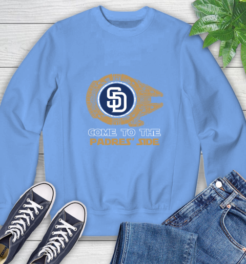 MLB Come To The San Diego Padres Side Star Wars Baseball Sports Sweatshirt 11