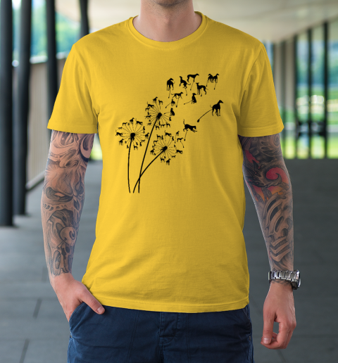 Yellow flower shirt top