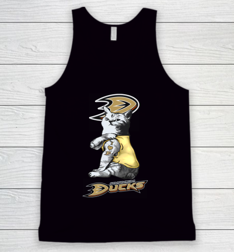 NHL My Cat Loves Anaheim Ducks Hockey Tank Top