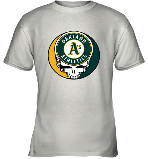 Oakland Athletics The Grateful Dead Baseball Mlb Mashup Youth T-Shirt