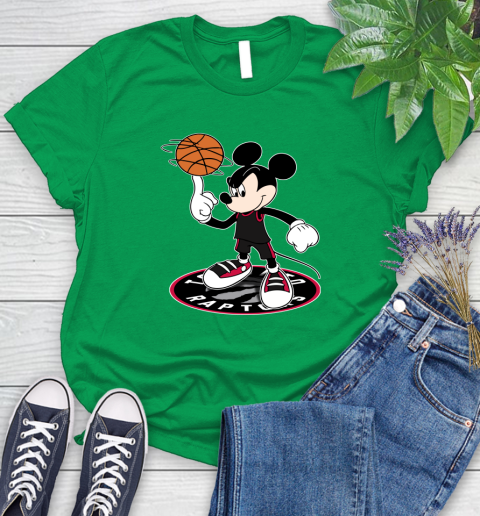 NBA Basketball Toronto Raptors Cheerful Mickey Disney Shirt not broken the mould Women's T-Shirt 7