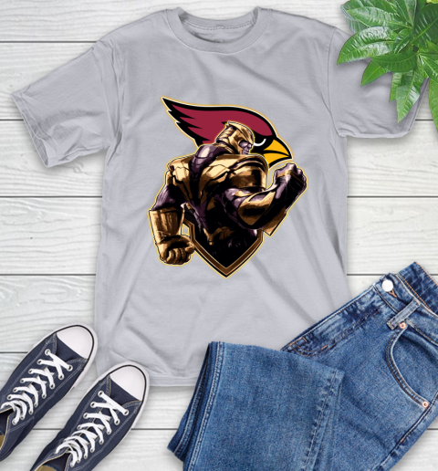NFL Thanos Avengers Endgame Football Sports Arizona Cardinals T-Shirt 6