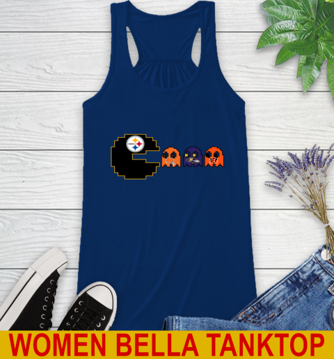 Pittsburgh Steelers NFL Football Pac Man Champion Racerback Tank 9