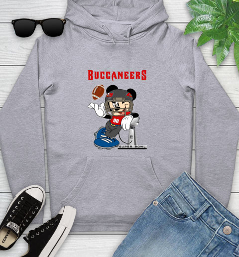 NFL Tampa Bay Buccaneers Mickey Mouse Disney Super Bowl Football T Shirt Youth Hoodie 6