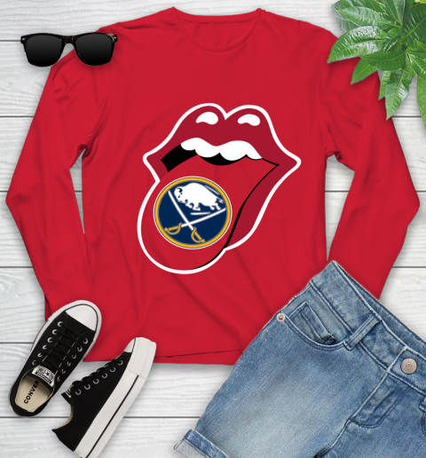 Buffalo Sabres NHL Hockey Lips I Root For My Team Adoring Fan 135