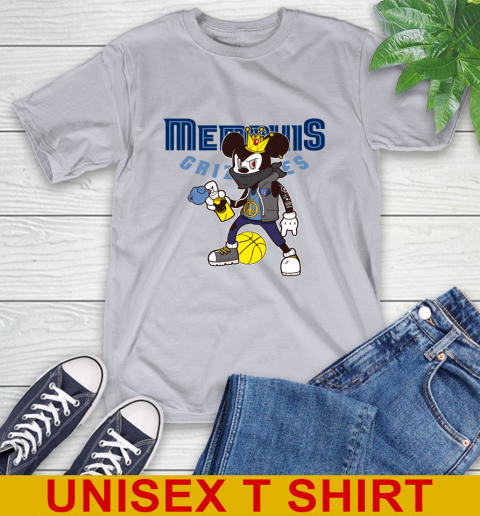 Memphis Grizzlies NBA Basketball Mickey Peace Sign Sports T-Shirt 6