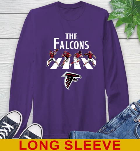 NFL Football Atlanta Falcons The Beatles Rock Band Shirt Long Sleeve T-Shirt 5
