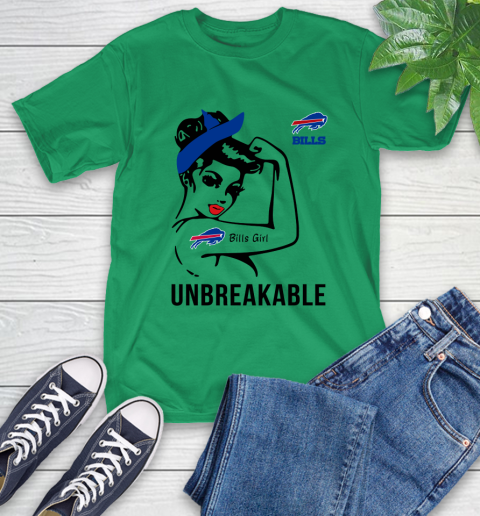 NFL Buffalo Bills Girl Unbreakable Football Sports T-Shirt 5