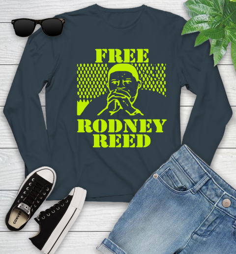 Freee rodney reed Youth Long Sleeve 10 Freee rodney reed Youth Long Sleeve - Image 10