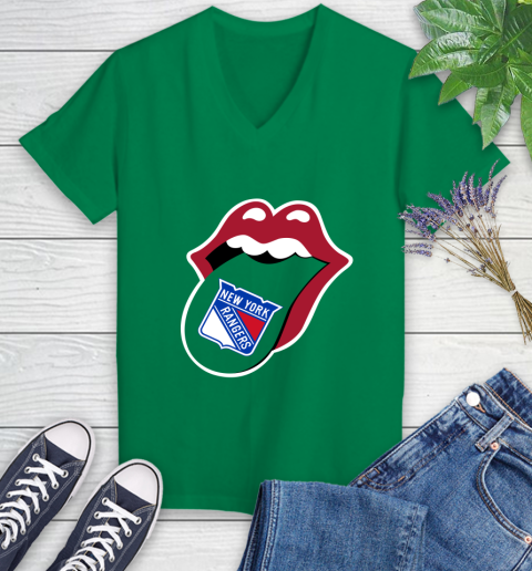 New York Rangers NHL Hockey Lips I Root For My Team Adoring Fan 81