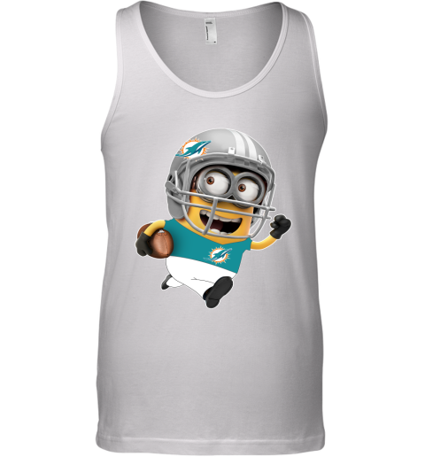 Miami Dolphins V-neck Button Tank Tops Summer Casual Sleeveless