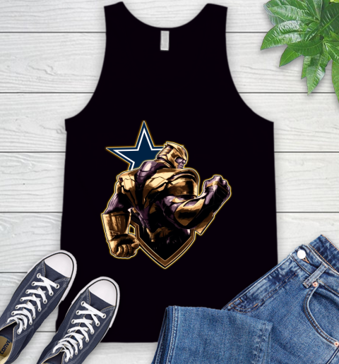 NFL Thanos Avengers Endgame Football Sports Dallas Cowboys Tank Top 2