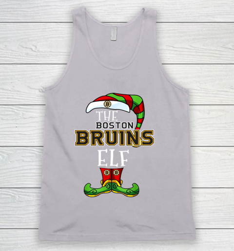 Boston Bruins Christmas ELF Funny NHL Tank Top 3