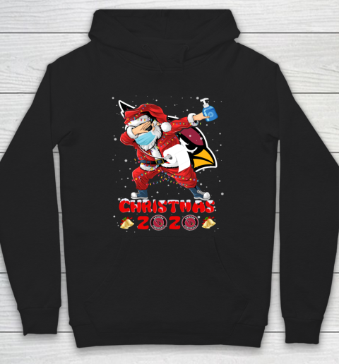 Arizona Cardinals Funny Santa Claus Dabbing Christmas 2020 NFL Hoodie