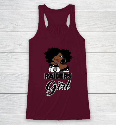Oakland Raiders Girl NFL Racerback Tank - Image 4
