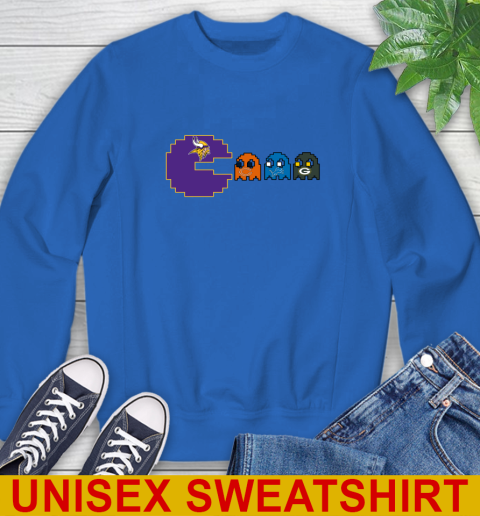 Minnesota Vikings NFL Football Pac Man Champion Sweatshirt 9