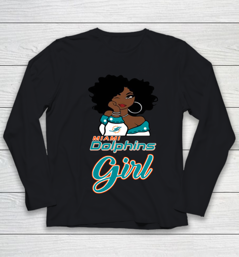 Miami Dolphins Girl NFL Youth Long Sleeve