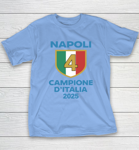 Napoli Campione D'Italia 2025 Youth T-Shirt 8
