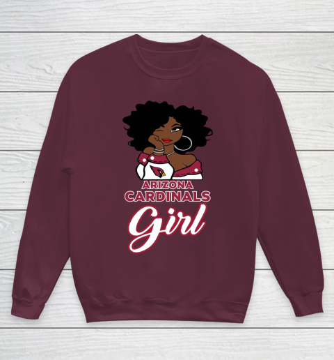 Arizona Cardinals Girl NFL Youth Sweatshirt 5