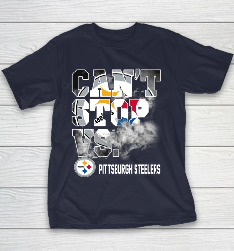 NFL Pittsburgh Steelers Can't Stop Vs Youth T-Shirt 2