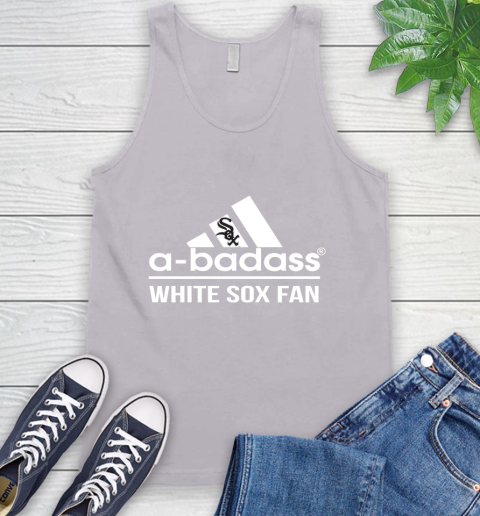 MLB A Badass Chicago White Sox Fan Adidas Baseball Sports Tank Top 3