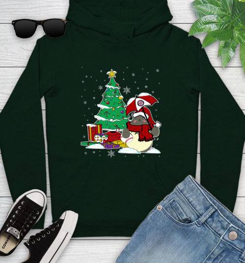 Washington Nationals MLB Baseball Cute Tonari No Totoro Christmas Sports Youth Hoodie 14
