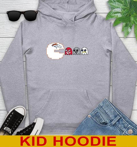 Denver Broncos NFL Football Pac Man Champion Youth Hoodie 6