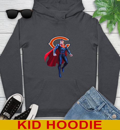 NFL Superman DC Sports Football Chicago Bears Youth Hoodie 9