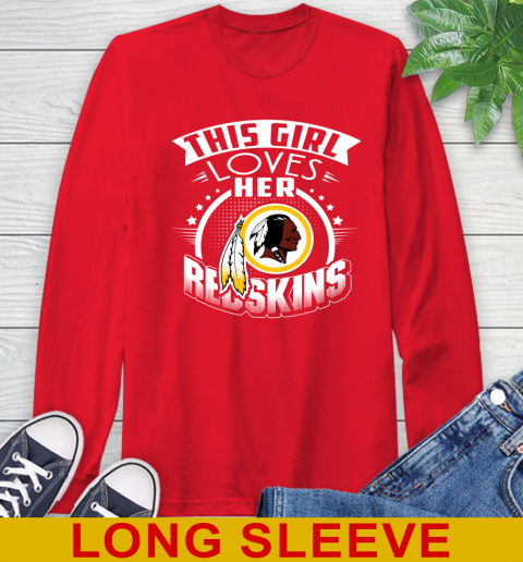 Washington Redskins NFL Football This Girl Loves Her Team 66