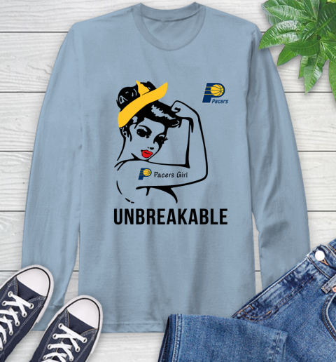 NBA Indiana Pacers Girl Unbreakable Basketball Sports Long Sleeve T-Shirt 6