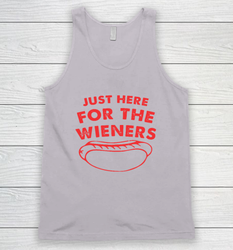 Just Here For The Wieners Funny 4th Of July Tank Top 2