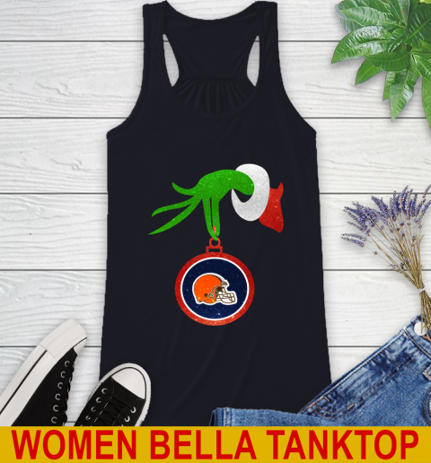 Cleveland Browns Grinch Merry Christmas NFL Football Racerback Tank 10