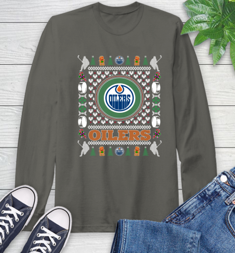 Edmonton Oilers Merry Christmas NHL Hockey Loyal Fan Ugly Shirt 64