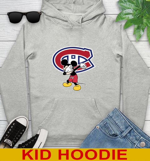 Montreal Canadiens NHL Hockey Dabbing Mickey Disney Sports Youth Hoodie