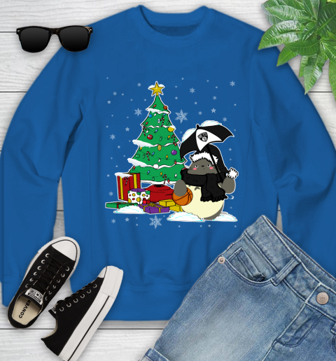 Brooklyn Nets NBA Basketball Cute Tonari No Totoro Christmas Sports Youth Sweatshirt 7
