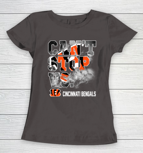 NFL Cincinnati Bengals Can't Stop Vs Women's T-Shirt - Image 8
