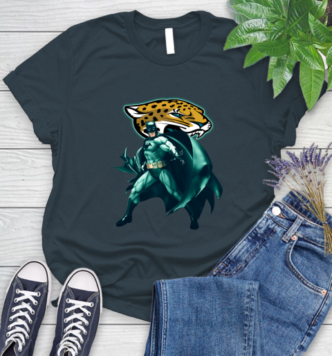 NFL Batman Football Sports Jacksonville Jaguars Women's T-Shirt 8