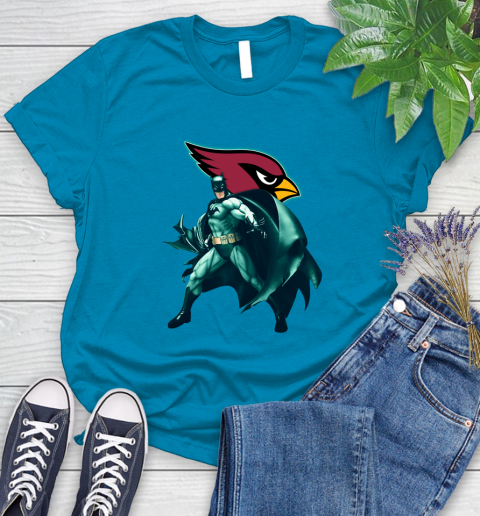 NFL Batman Football Sports Arizona Cardinals Women's T-Shirt 7