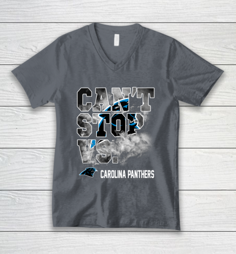 NFL Carolina Panthers Can't Stop Vs V-Neck T-Shirt 4
