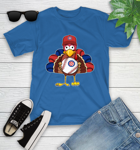 Chicago Cubs Turkey thanksgiving Youth T-Shirt 9