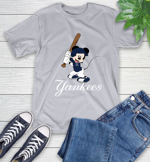 MLB Baseball New York Yankees Cheerful Mickey Mouse Shirt T-Shirt 6