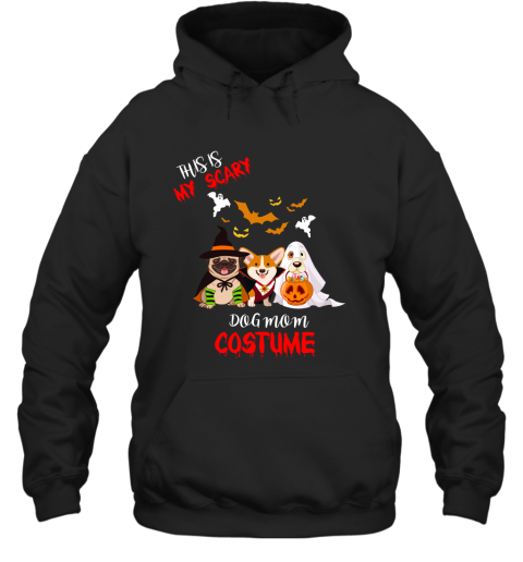 This Is My Crazy Dog Mom Costume Halloween Hoodie