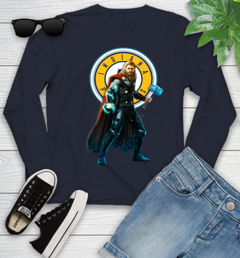 NBA Thor Avengers Endgame Basketball Indiana Pacers Youth Long Sleeve 3