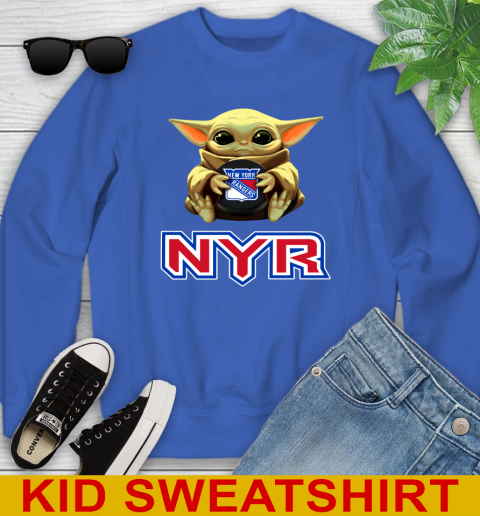 NHL Hockey New York Rangers Star Wars Baby Yoda Shirt 119