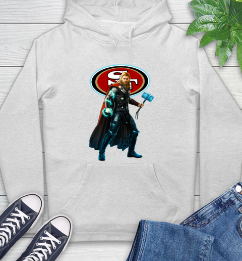 NFL Thor Avengers Endgame Football San Francisco 49ers Hoodie
