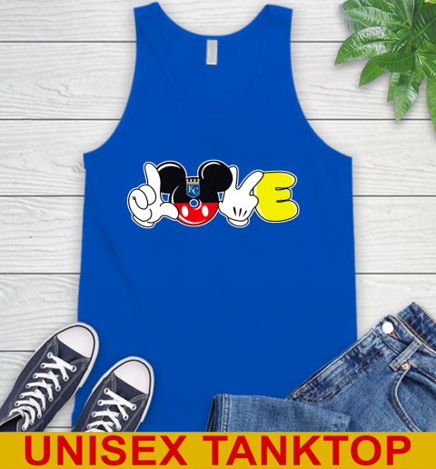 Kansas City Royals MLB Baseball Love Mickey Disney Sports Tank Top 5