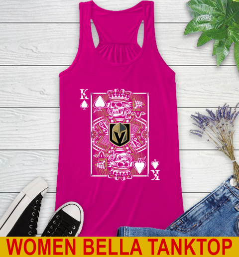 Vegas Golden Knights NHL Hockey The King Of Spades Death Cards Shirt Racerback Tank 6